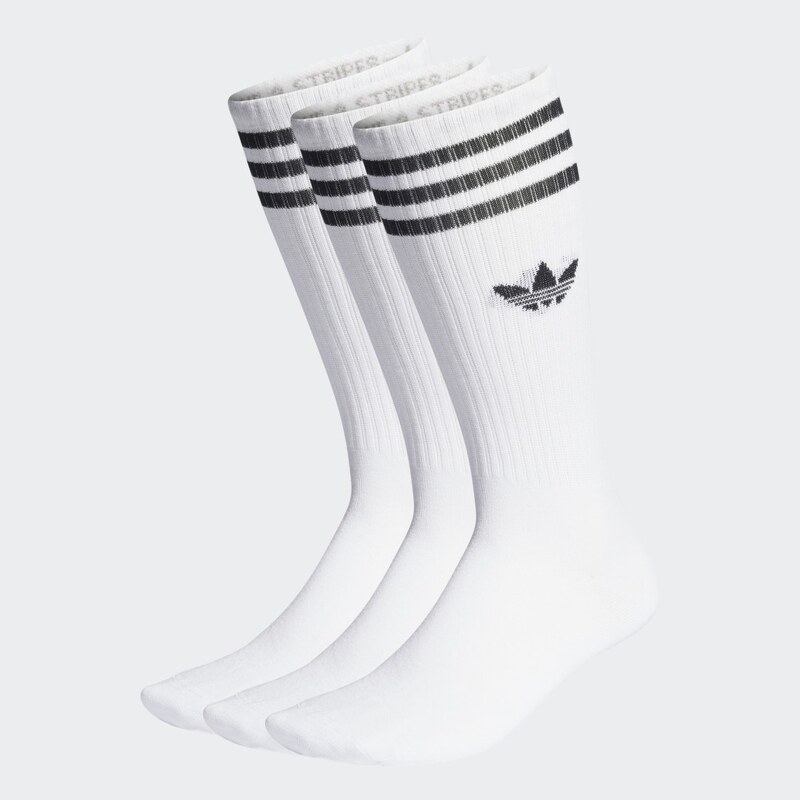 Adidas Ponožky Solid Crew – 3páry