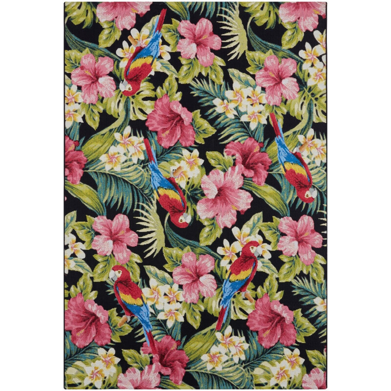 Hanse Home Collection koberce Kusový koberec Flair 105619 Tropical Feeling Multicolored – na ven i na doma - 80x165 cm