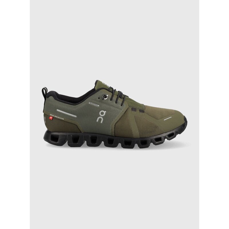 Běžecké boty On-running Cloud Waterproof zelená barva, 599884