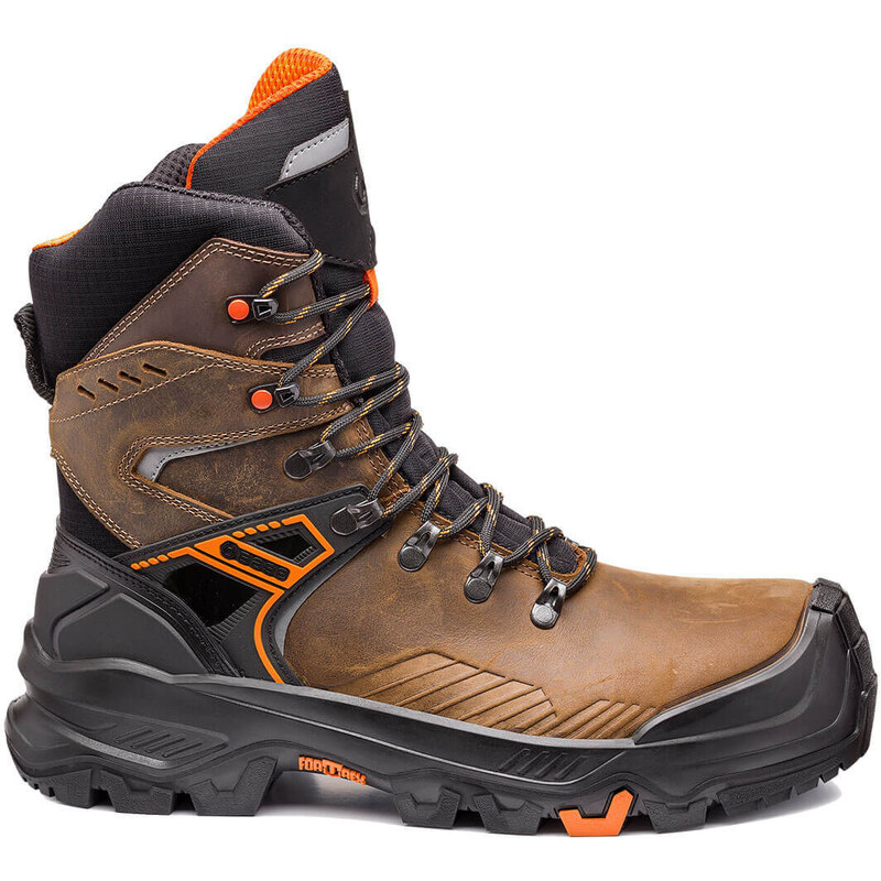 Portwest obuv B1610-T-REX TOP/T-WALL TOP S3 Brown-Orange 36