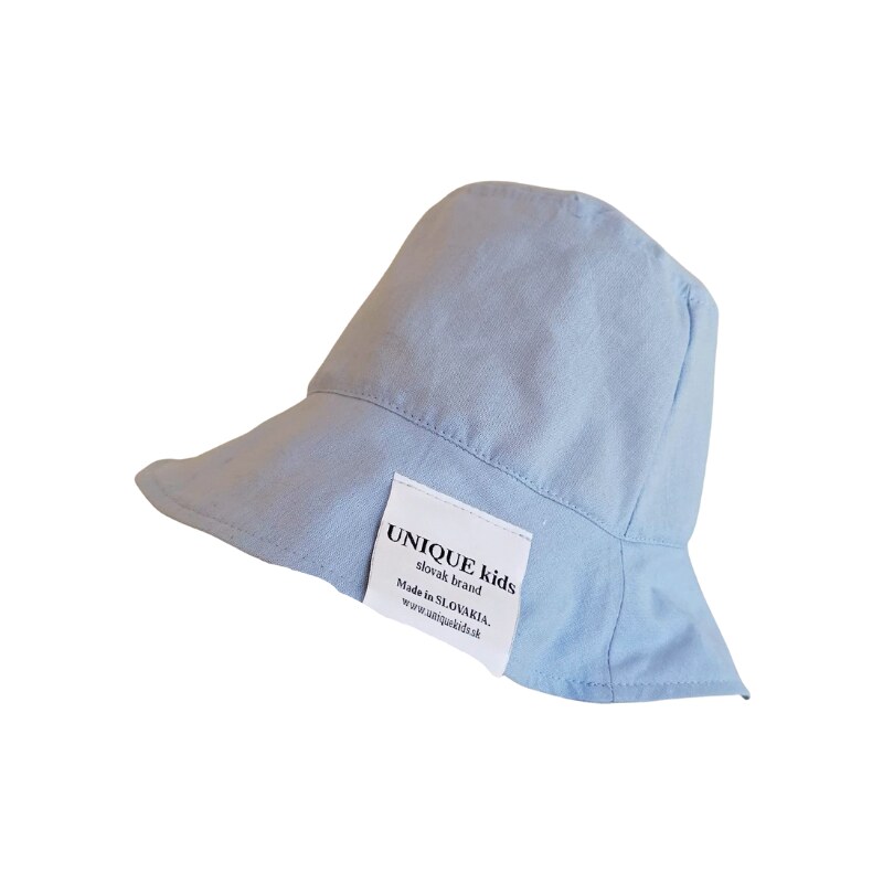 UNIQUE KIDS Bavlněný klobouk MODRÝ