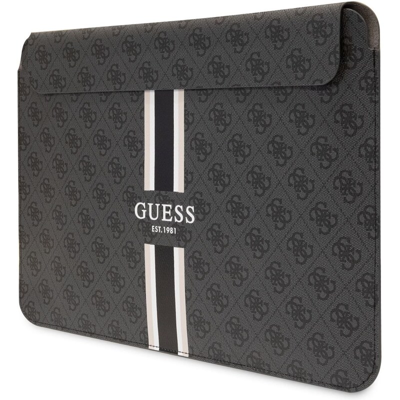 Pouzdro na notebook - Guess, 13-14 4G Printed Stripes Black