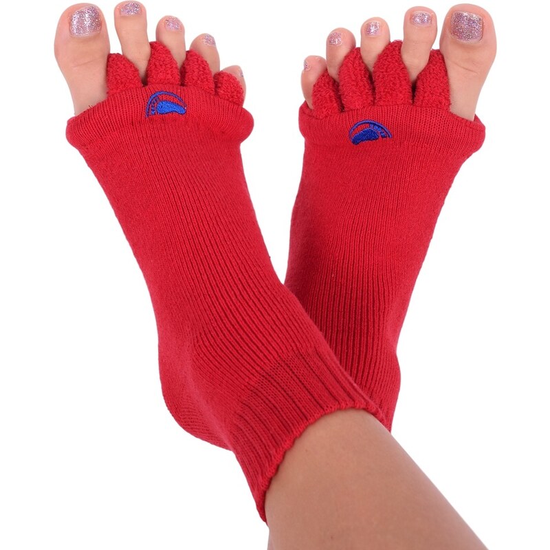 HAPPY FEET HF03L Adjustační ponožky RED vel.L (vel.43-46)