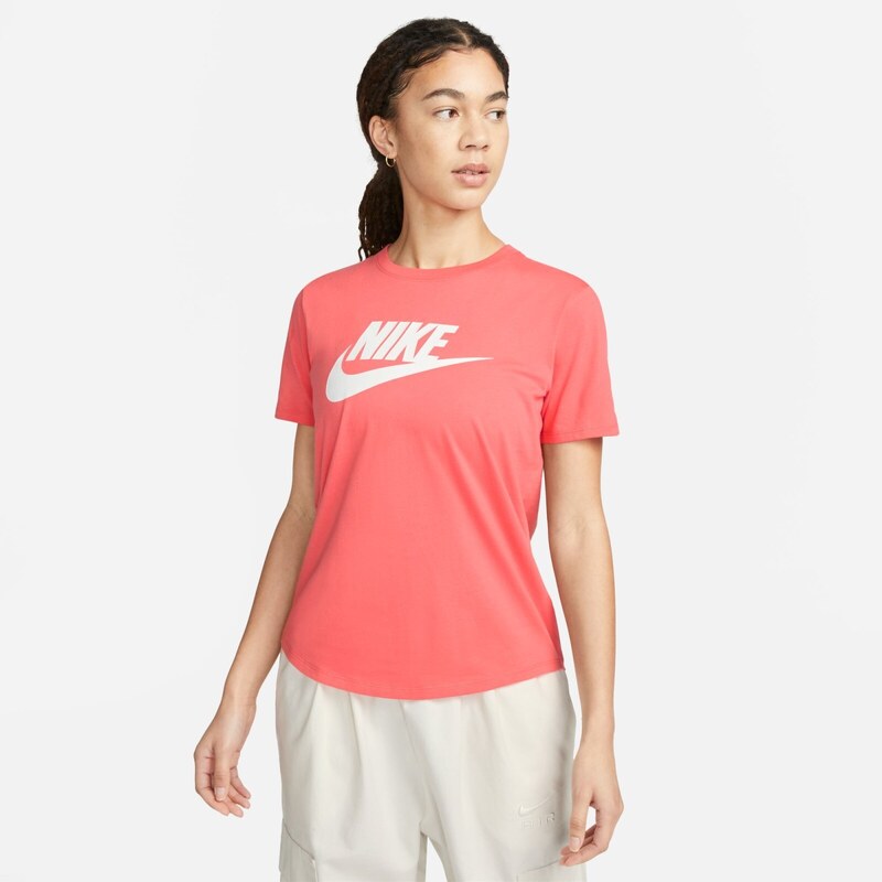 Nike Sportswear Essentials Womens Logo T-Shirt SEA CORAL/WHITE 82942869