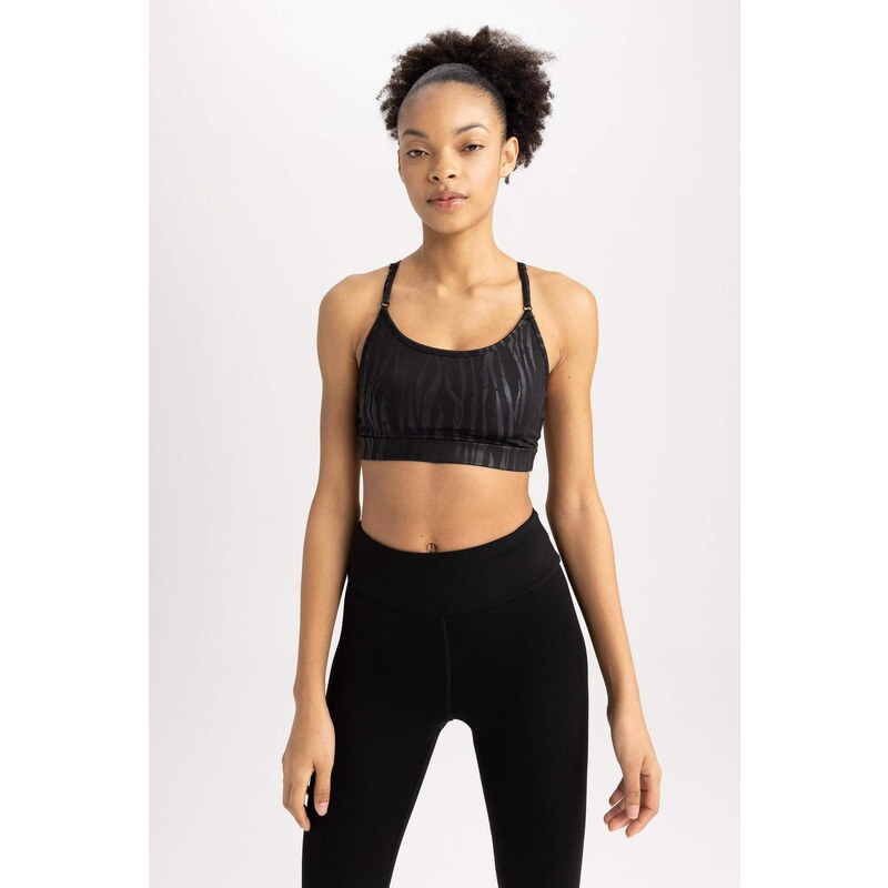 Defacto Fit V-Neck Sports Bra