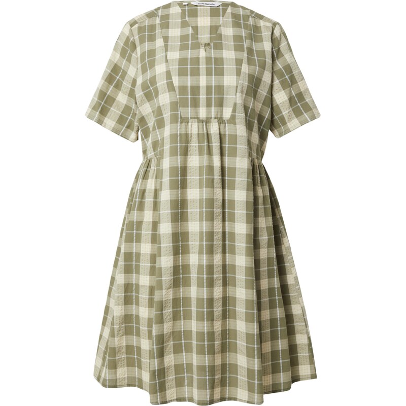Soft Rebels Šaty Maisie béžová / khaki / bílá