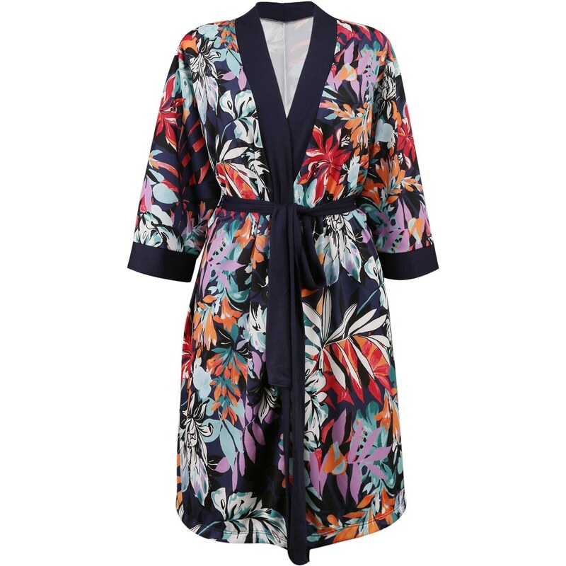 Eldar Woman's Bathrobe Edna Navy Blue