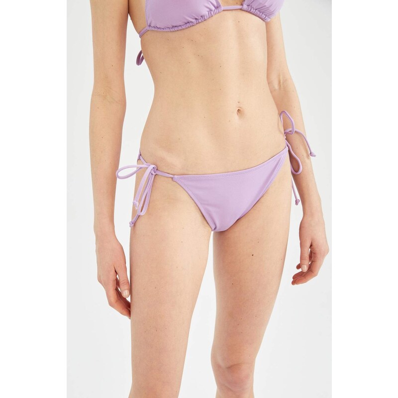 DEFACTO Regular Fit Side Lace Ups Bikini Bottom