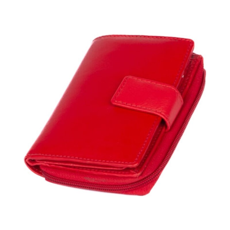 Dariya bags Dámská kožená peněženka červená
