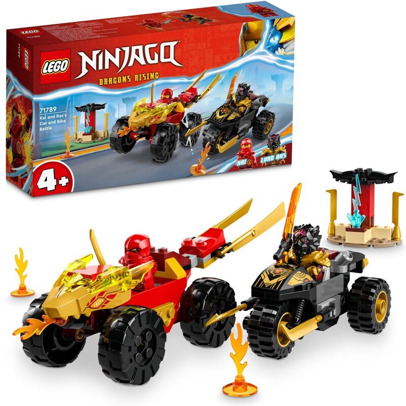 LEGO NINJAGO 71789 Kai a Ras v duelu auta s motorkou