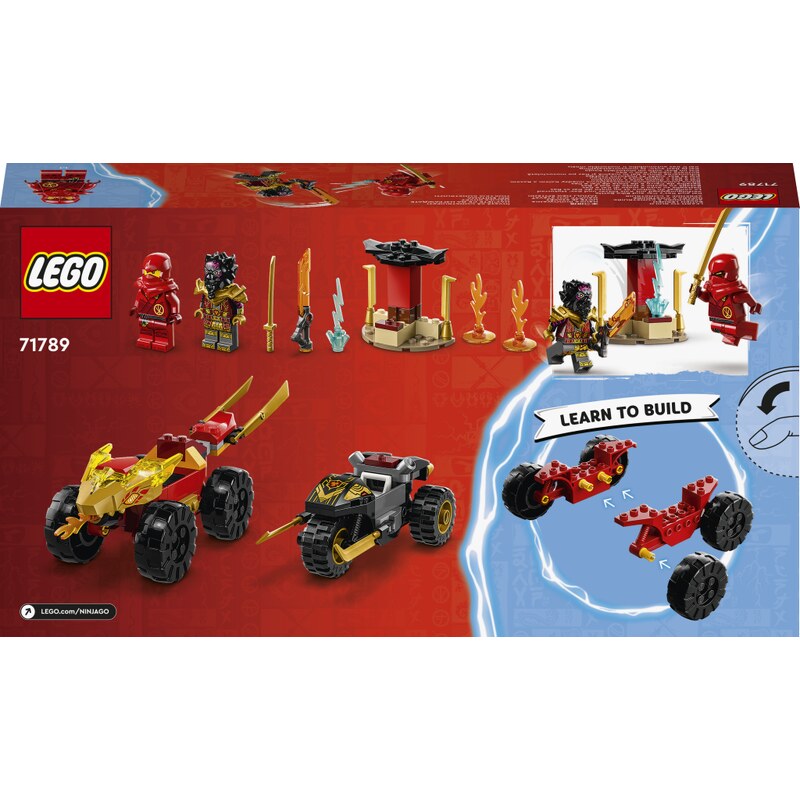 LEGO NINJAGO 71789 Kai a Ras v duelu auta s motorkou