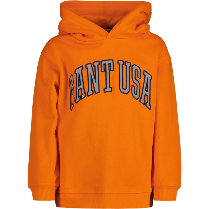 MIKINA GANT RELAXED GANT USA SWEAT HOODIE oranžová 98/104