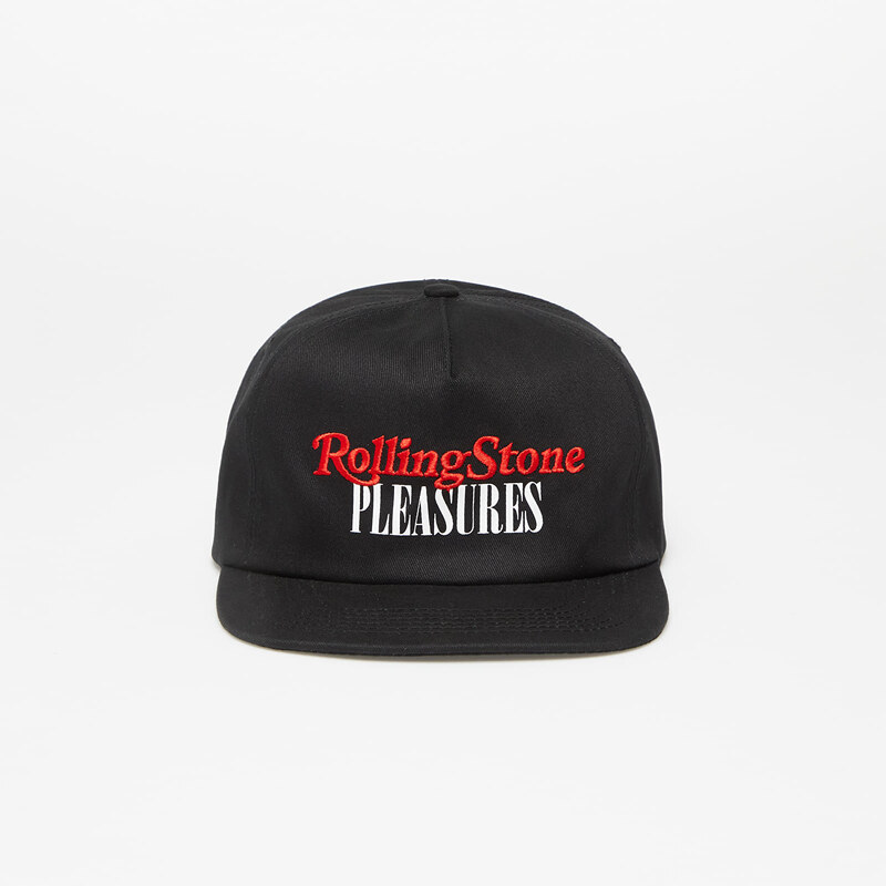Kšiltovka PLEASURES Rolling Stone Hat Black