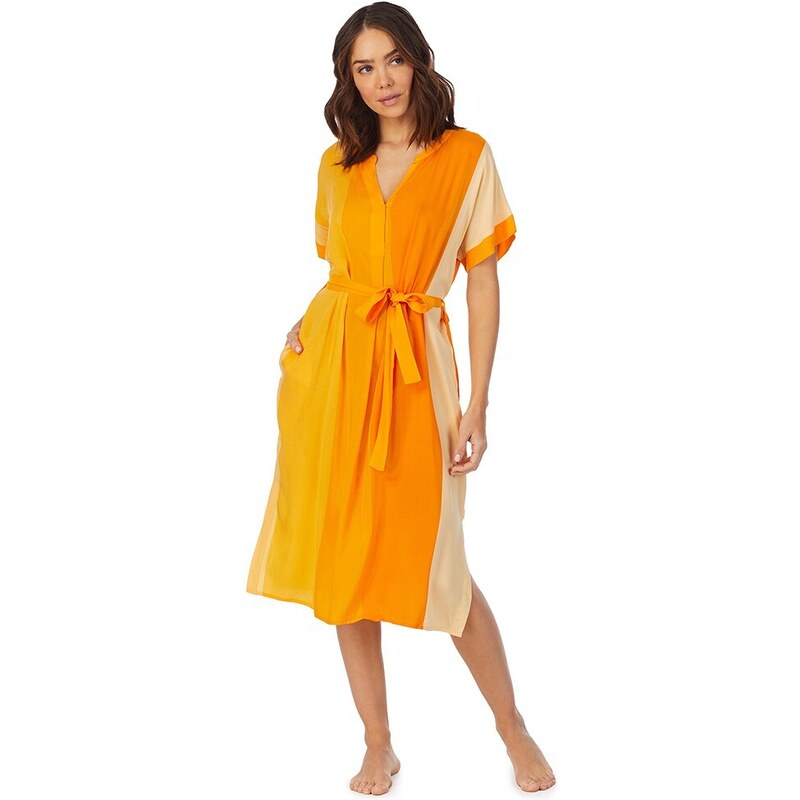 DKNY dámské šaty YI2122657 žluté