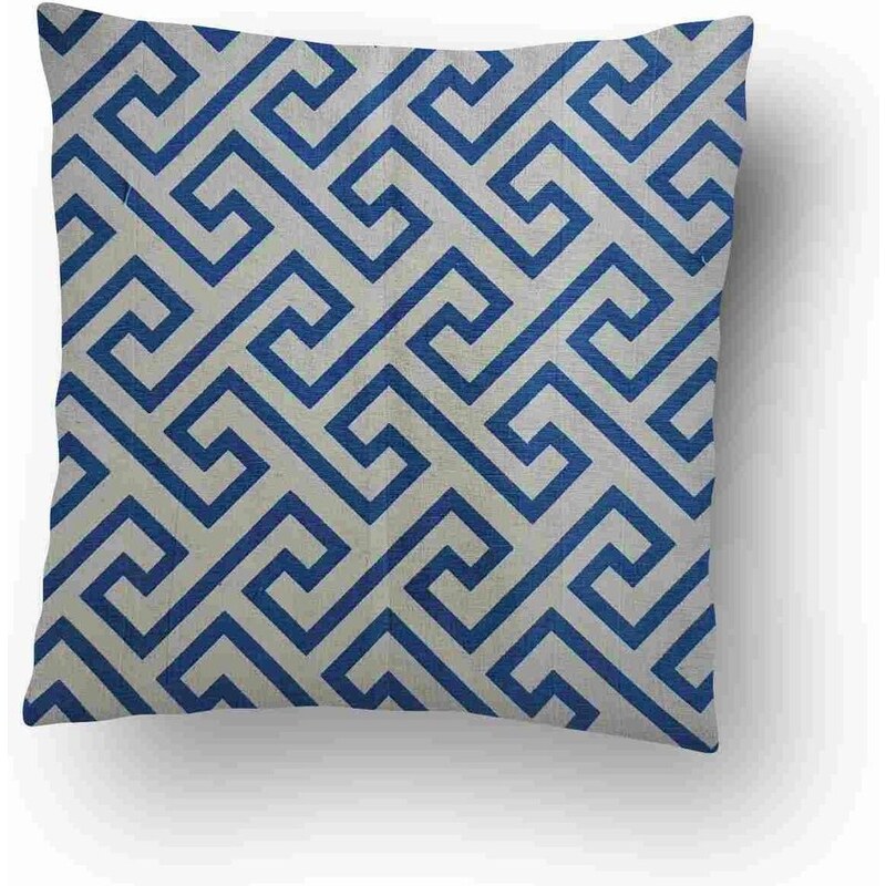 Top textil Povlak na polštářek Geometry modrý 3 - 40x40 cm (43)