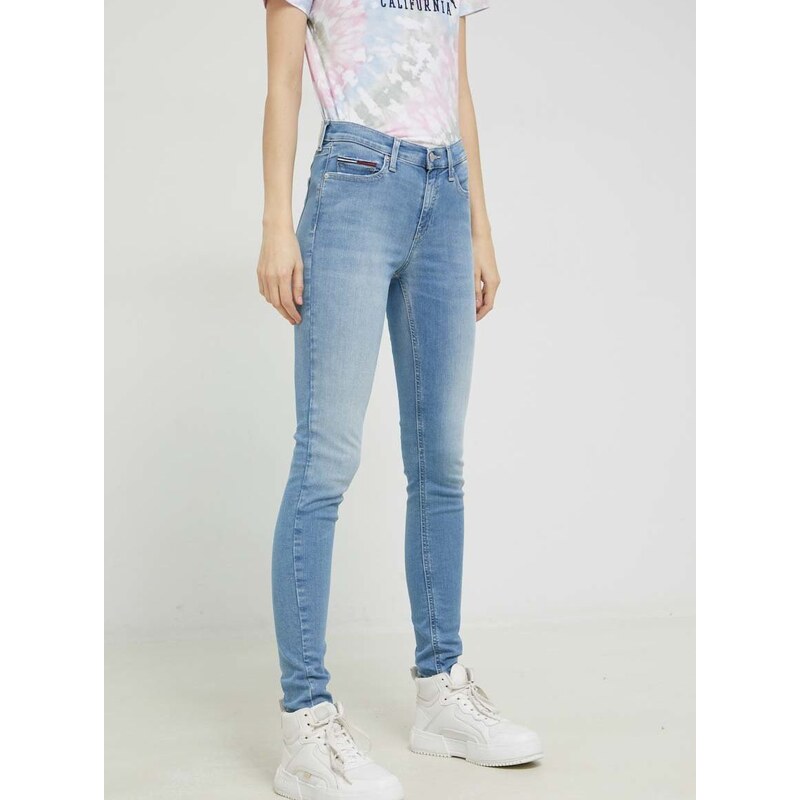 Džíny Tommy Jeans Nora dámské, medium waist