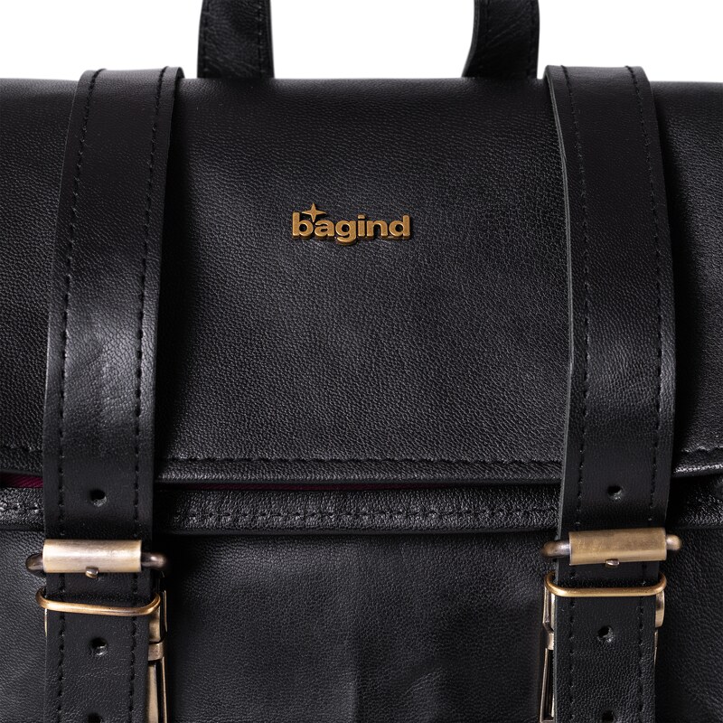 Bagind Rollin Sirius - kožený batoh černý