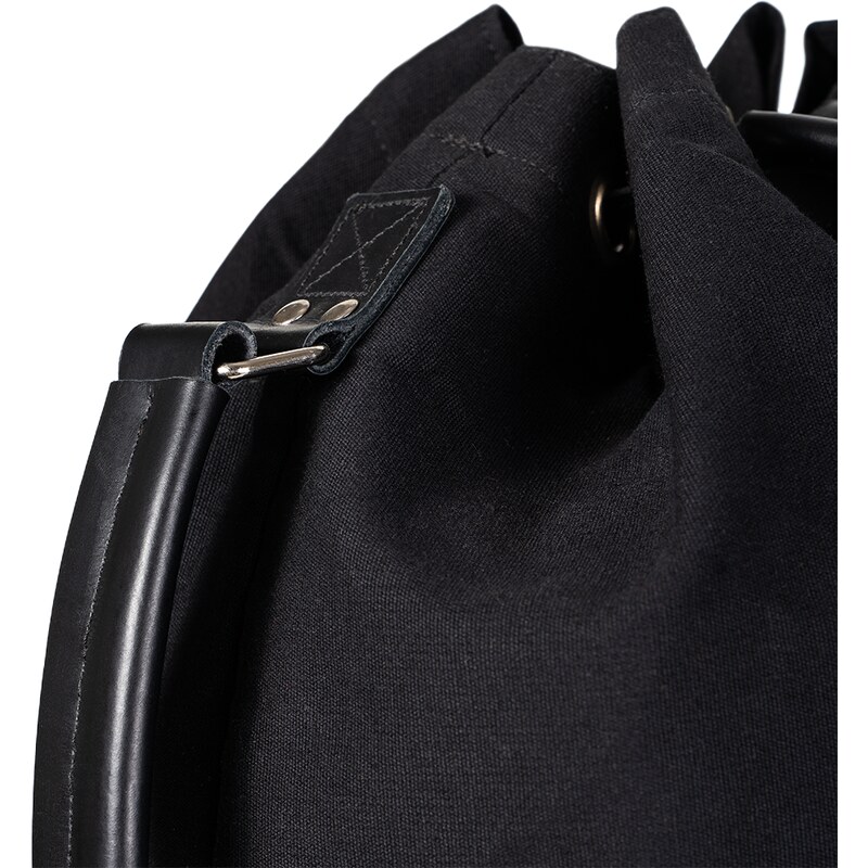 Bagind Vaq Misty - dámský i pánský kožený batoh černý