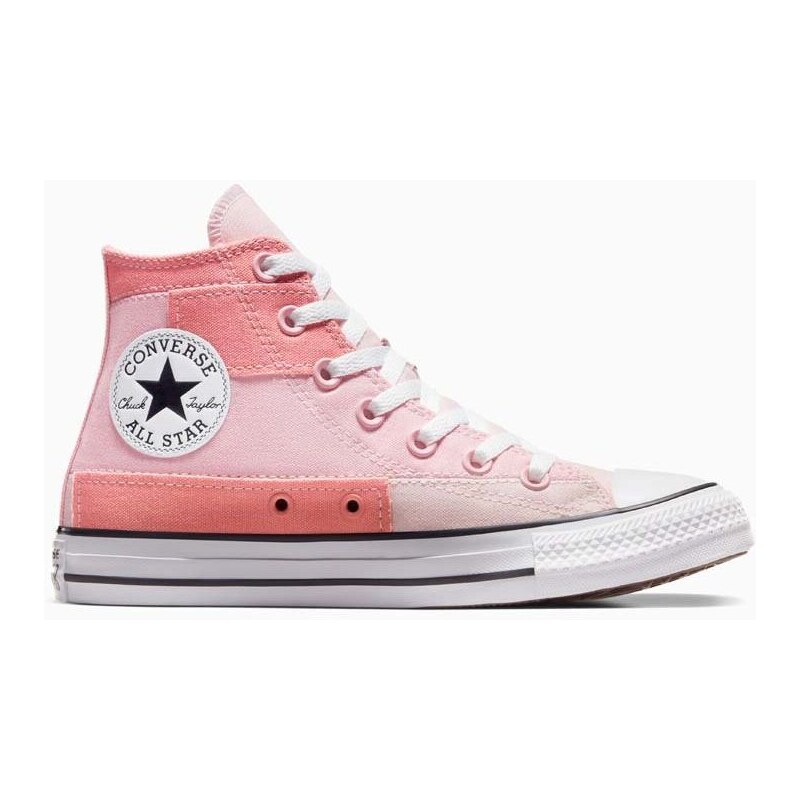 Kecky Converse Chuck Taylor All Star Patchwork dámské, růžová barva, A06024C