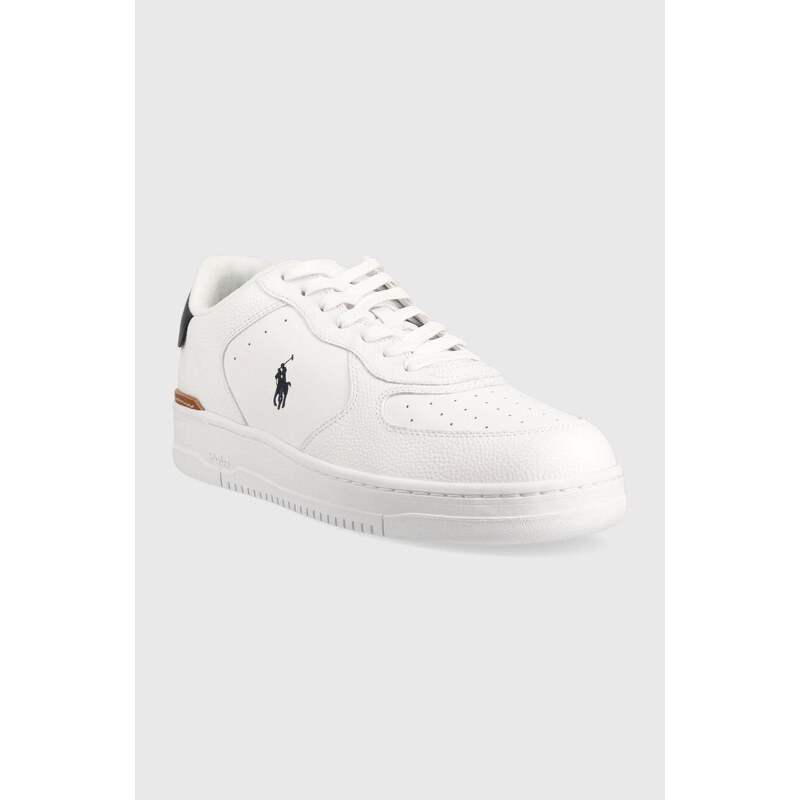 Sneakers boty Polo Ralph Lauren Masters Crt bílá barva, 809891791004