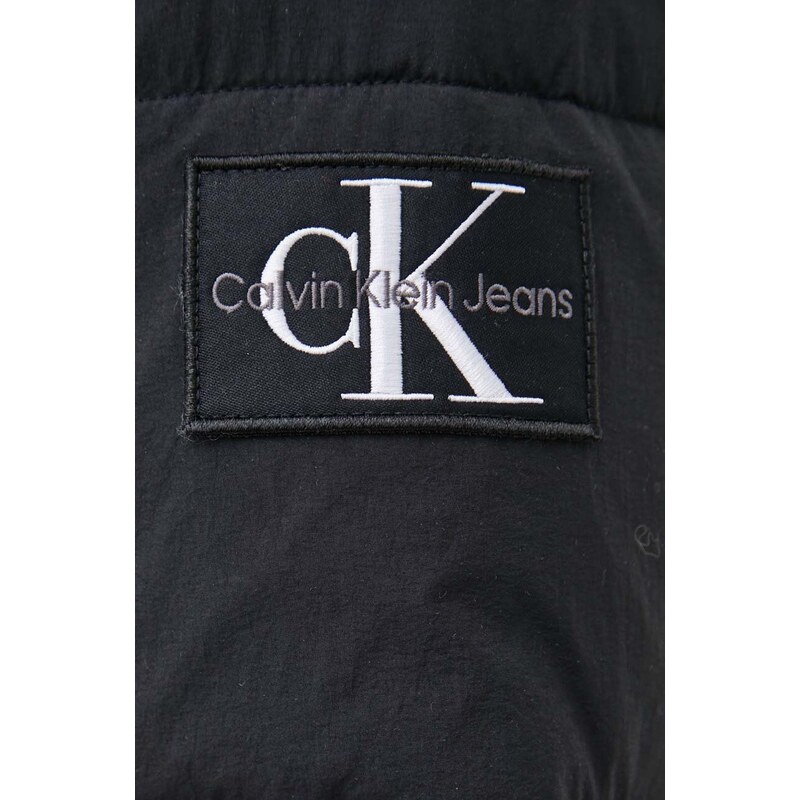 Bunda Calvin Klein Jeans pánská, růžová barva, přechodná