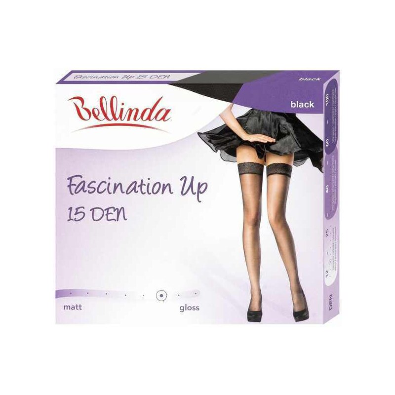 Samodržící punčocháče Bellinda Fascination Up 15 DEN