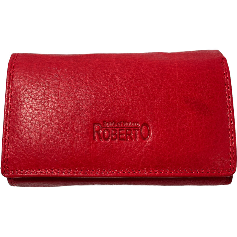 Dámská kožená peněženka Roberto červená 3173