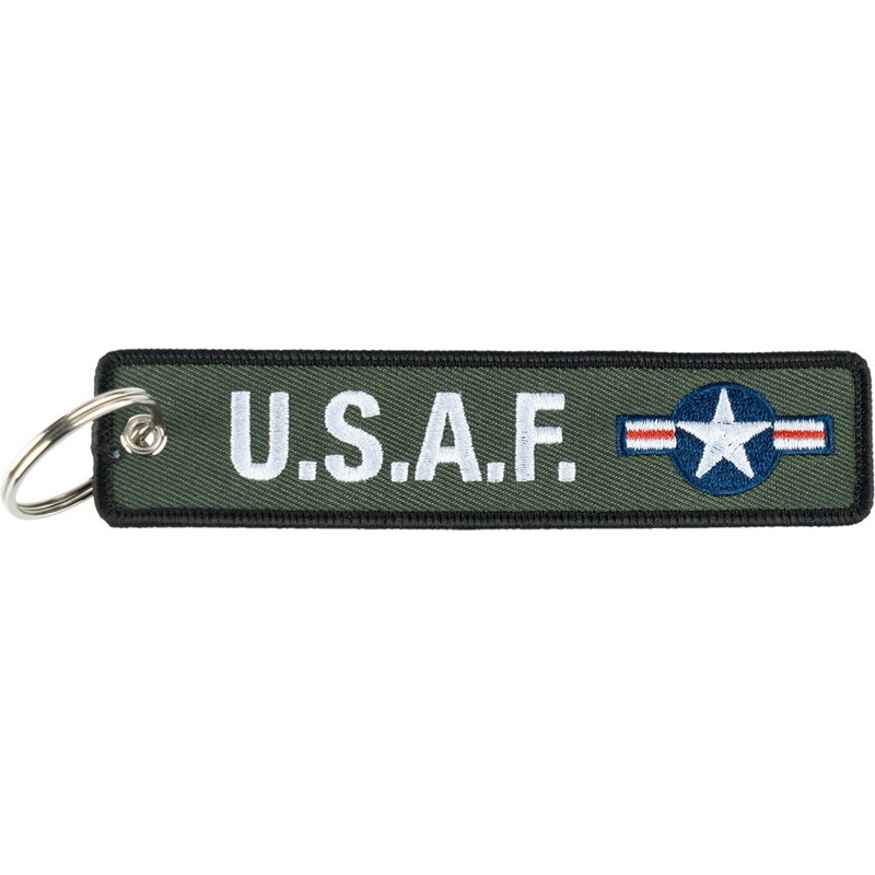 FOSTEX Klíčenka U.S.A.F. bílo/zelená 82998413