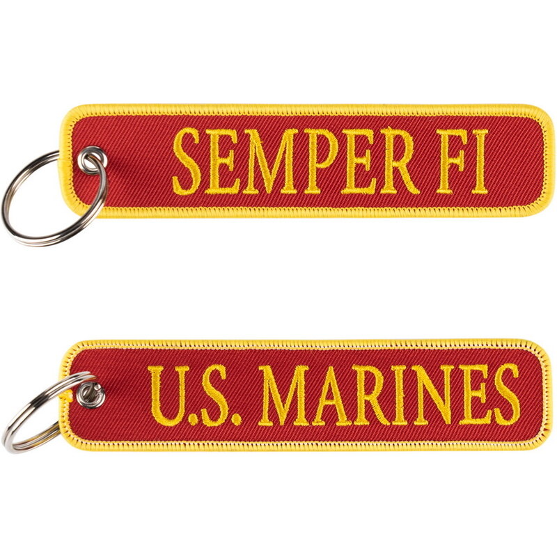 FOSTEX Klíčenka US Marines -Semper Fi žluto/červená 82998409