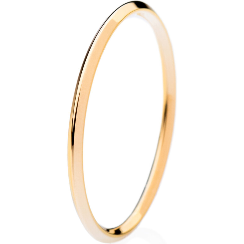 franco bene Jednoduchý prsten - pozlacený | 323