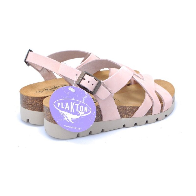 Páskové letní sandály Plakton 355888 růžová