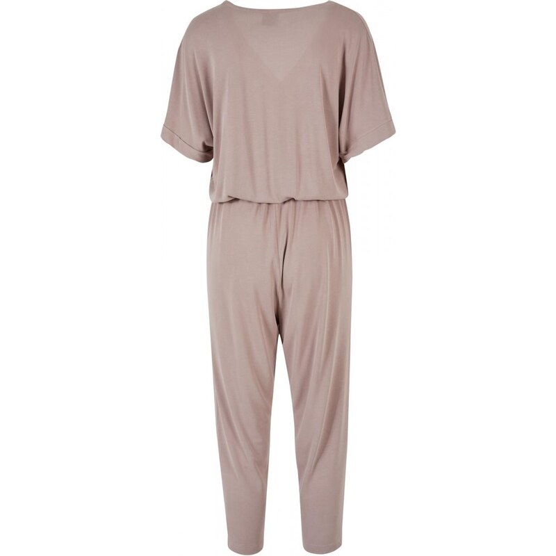 URBAN CLASSICS Ladies Modal Jumpsuit - duskrose