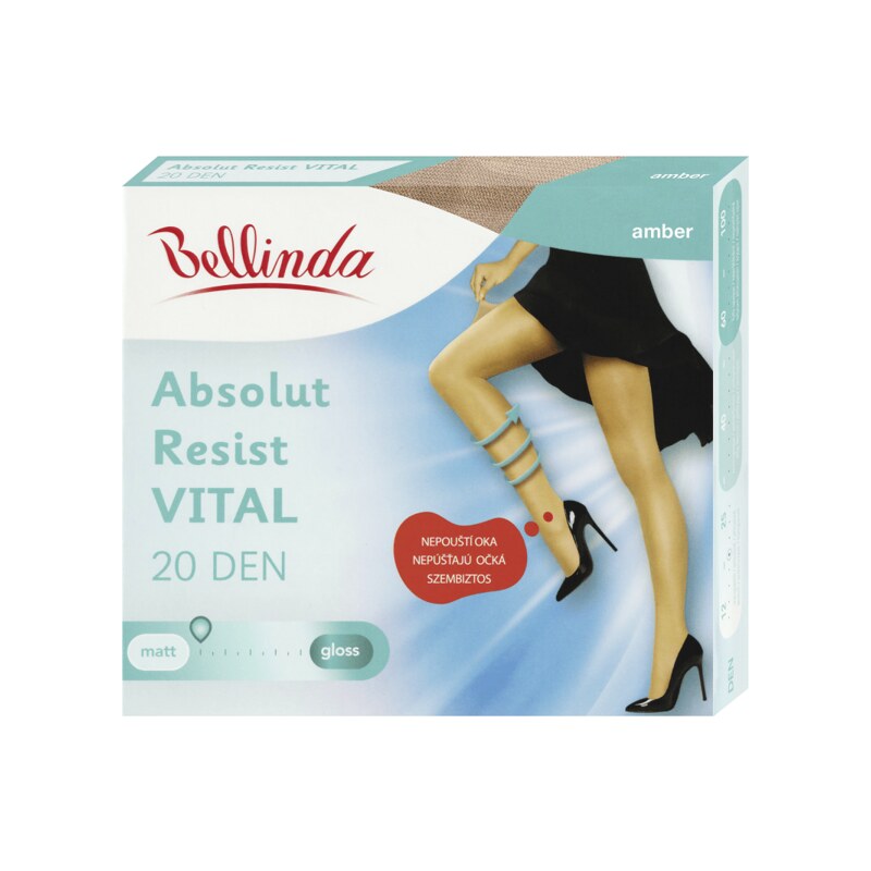 Bellinda ABSOLUT RESIST VITAL 20 DAY - Tights with supporting effect - amber