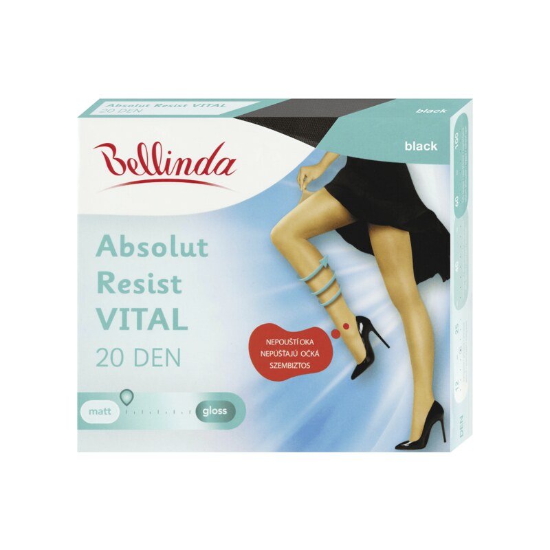 Bellinda ABSOLUT RESIST VITAL 20 DAY - Tights with supporting effect - black