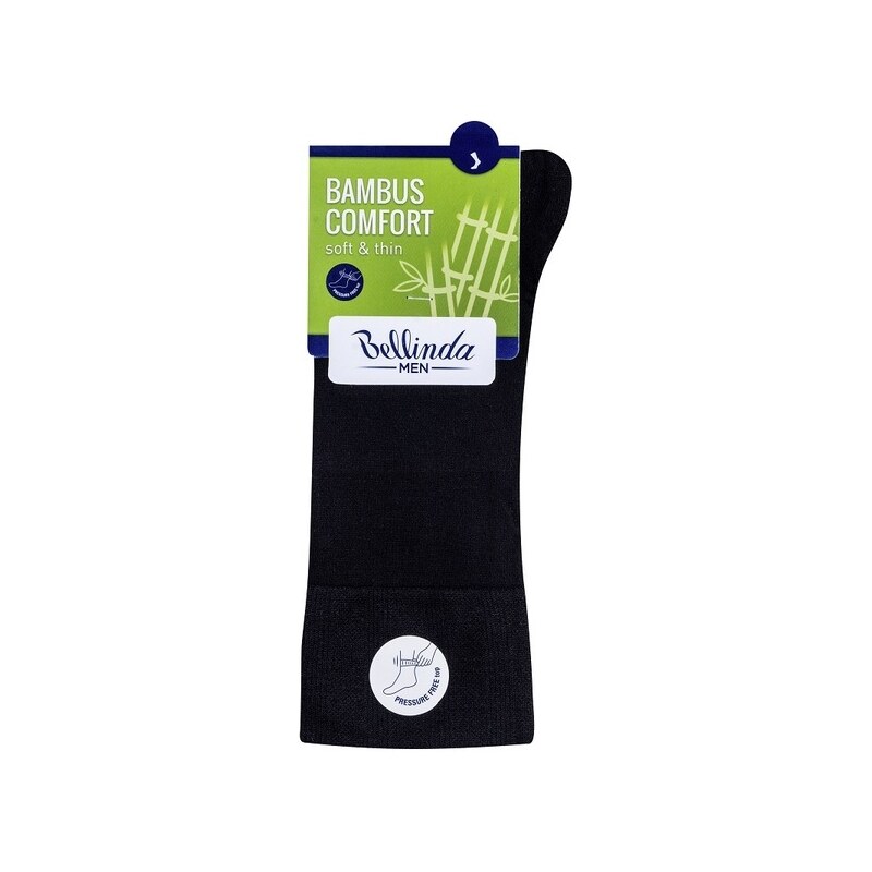 Bellinda Pánské ponožky BAMBUS COMFORT SOCKS - Bambusové klasické pánské ponožky - hnědá