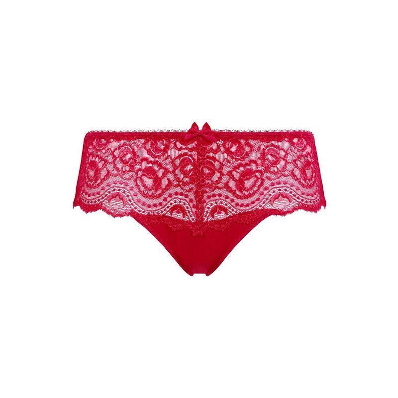 PLAYTEX FLOWER ELEGANCE MIDI - Women's lace panties (boxers) - dark red