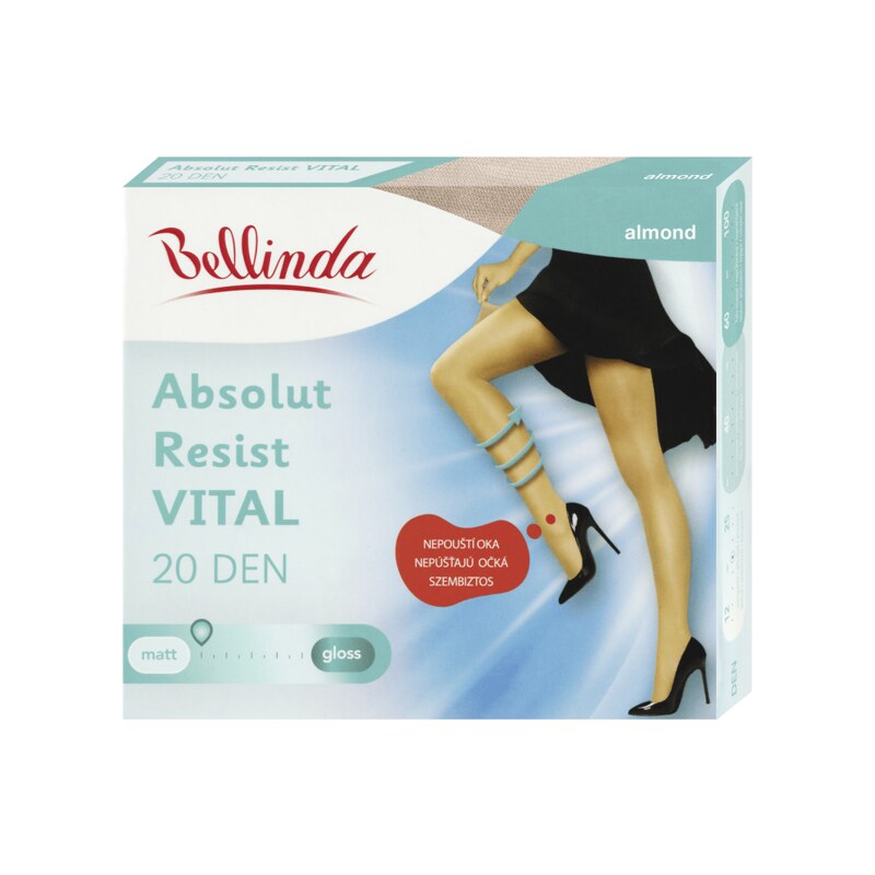 Bellinda ABSOLUT RESIST VITAL 20 DAY - Tights with supporting effect - almond