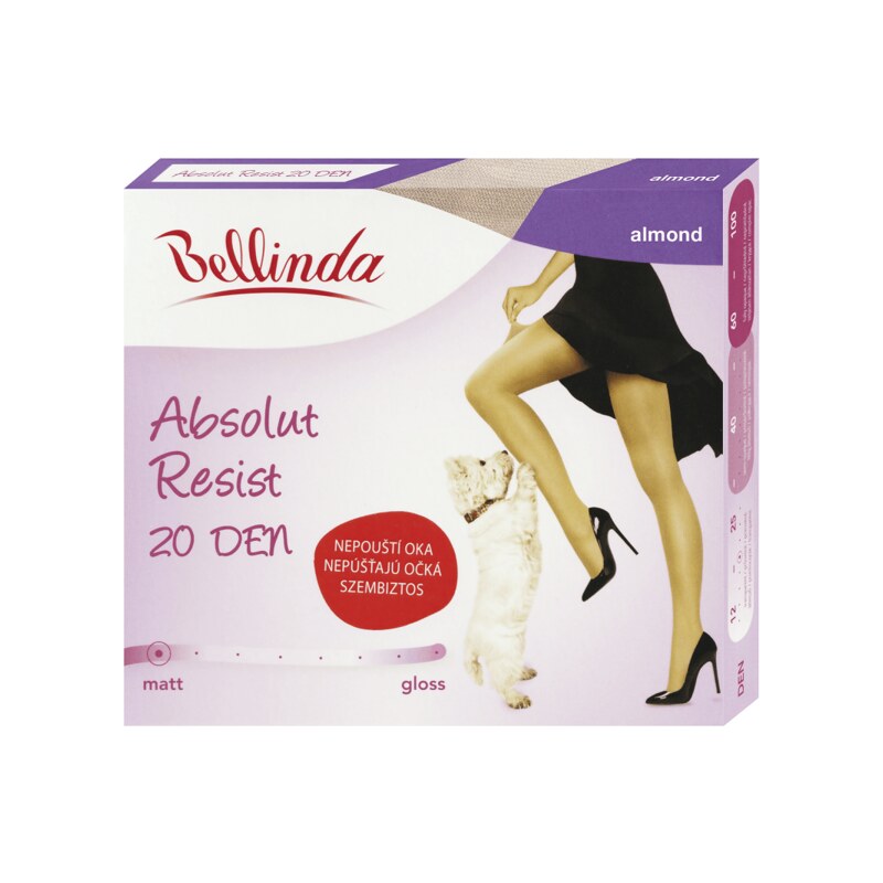 Bellinda ABSOLUT RESIST 20 DEN - Stockings, do not lower eyelets - almond