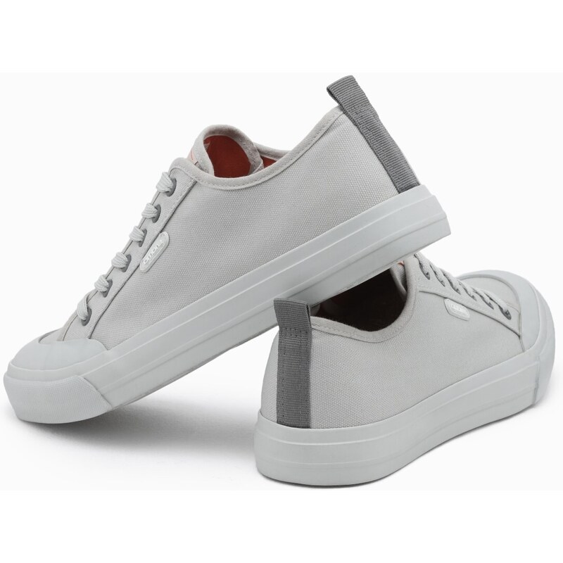 Ombre Men's short sneakers monocolor - gray