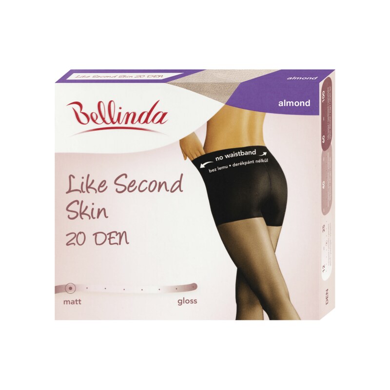 Bellinda LIKE SECOND SKIN 20 DAY - Tights for a second skin feel - Almond