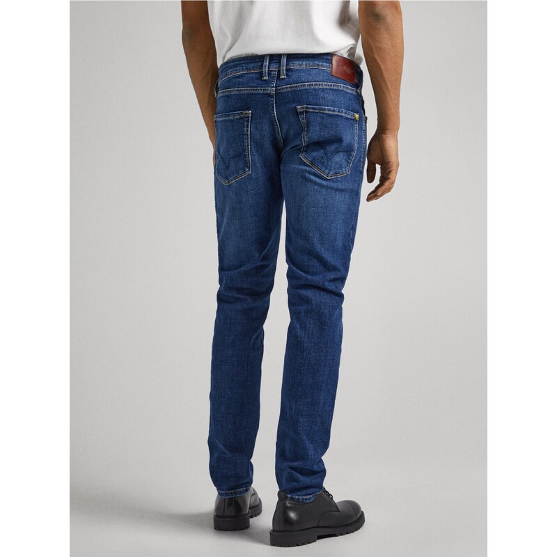 Modré pánské skinny fit džíny Pepe Jeans Finsbury - Pánské