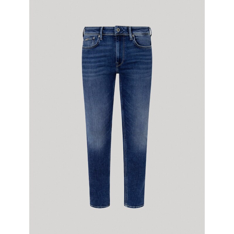 Modré pánské skinny fit džíny Pepe Jeans Finsbury - Pánské