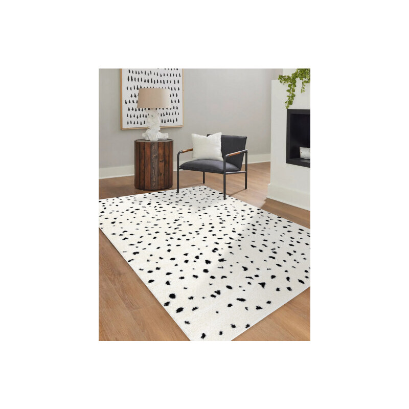 Dywany Łuszczów Kusový koberec Mode 8508 cream/black - 200x290 cm