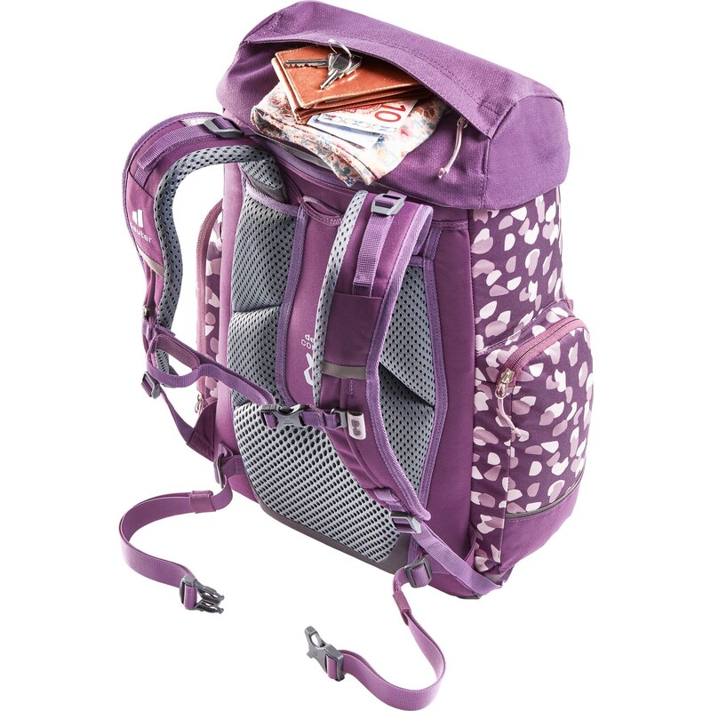 deuter Scula plum dots