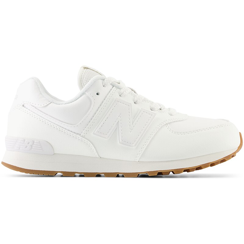 Dětské boty New Balance GC574NWW – bílé