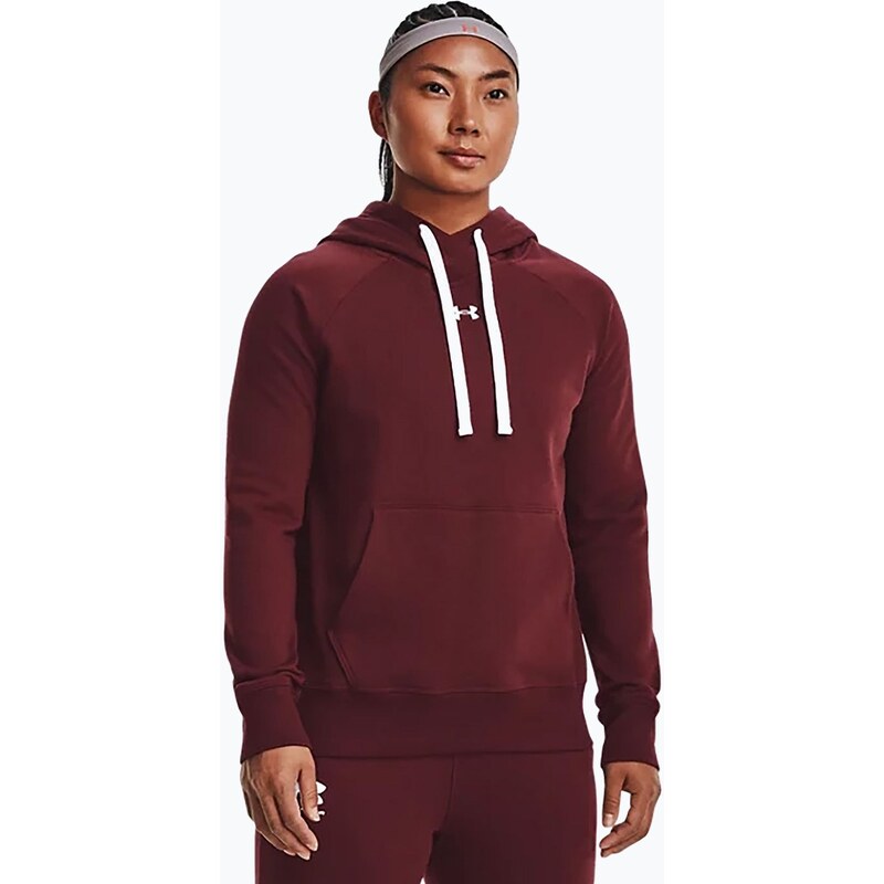 Dámská mikina Under Armour Rival Fleece Hb Hoodie maroon 1356317