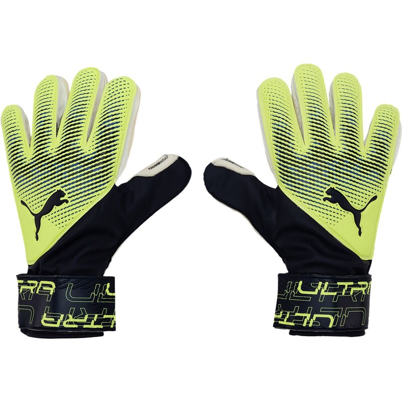 Brankářské rukavice PUMA Ultra Protect 3 RC černo-zelená 041819 01