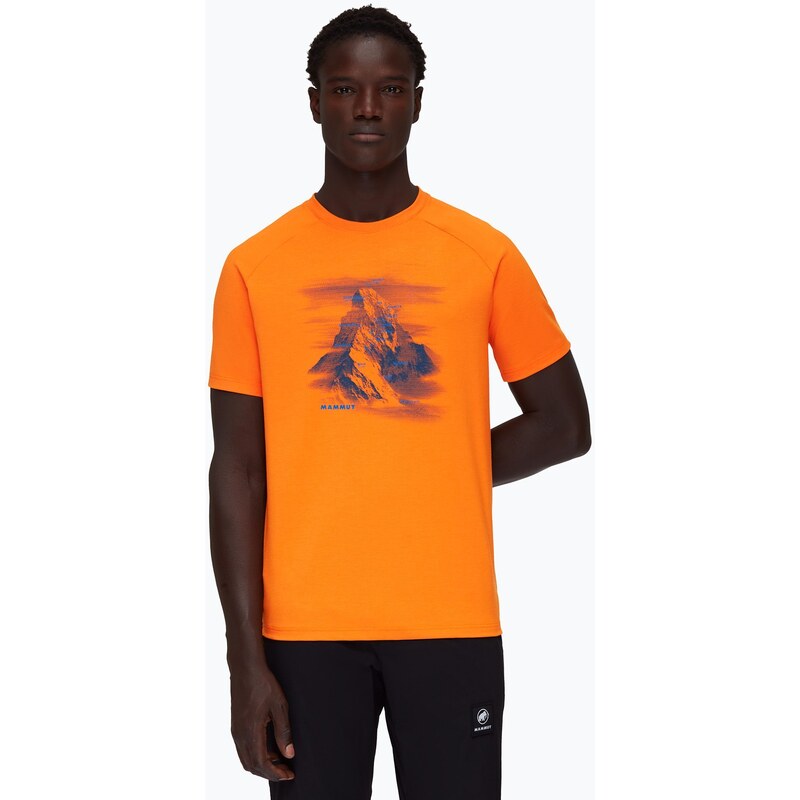 Pánské trekingové tričko Mammut Mountain Hörnligrat oranžové 1017-05290