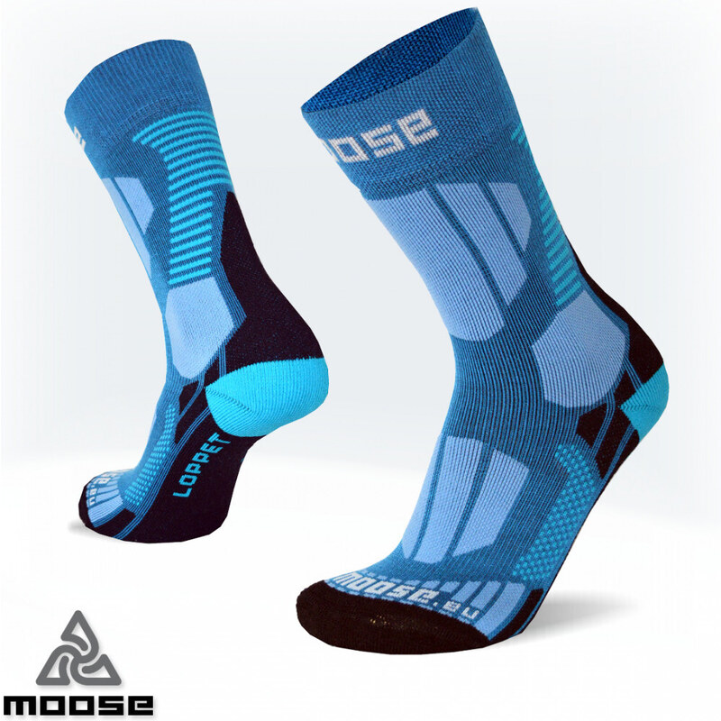LOPPET běžkařské merino ponožky Moose 83099982