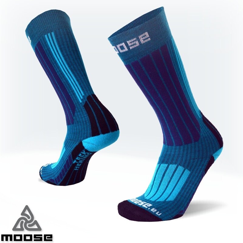 TREK turistické merino ponožky Moose 85520117